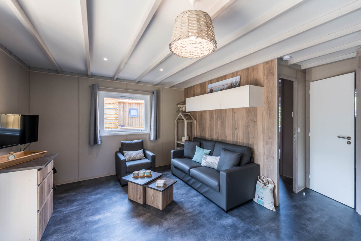 Luxus-Chalet Ostrea Wohnzimmer