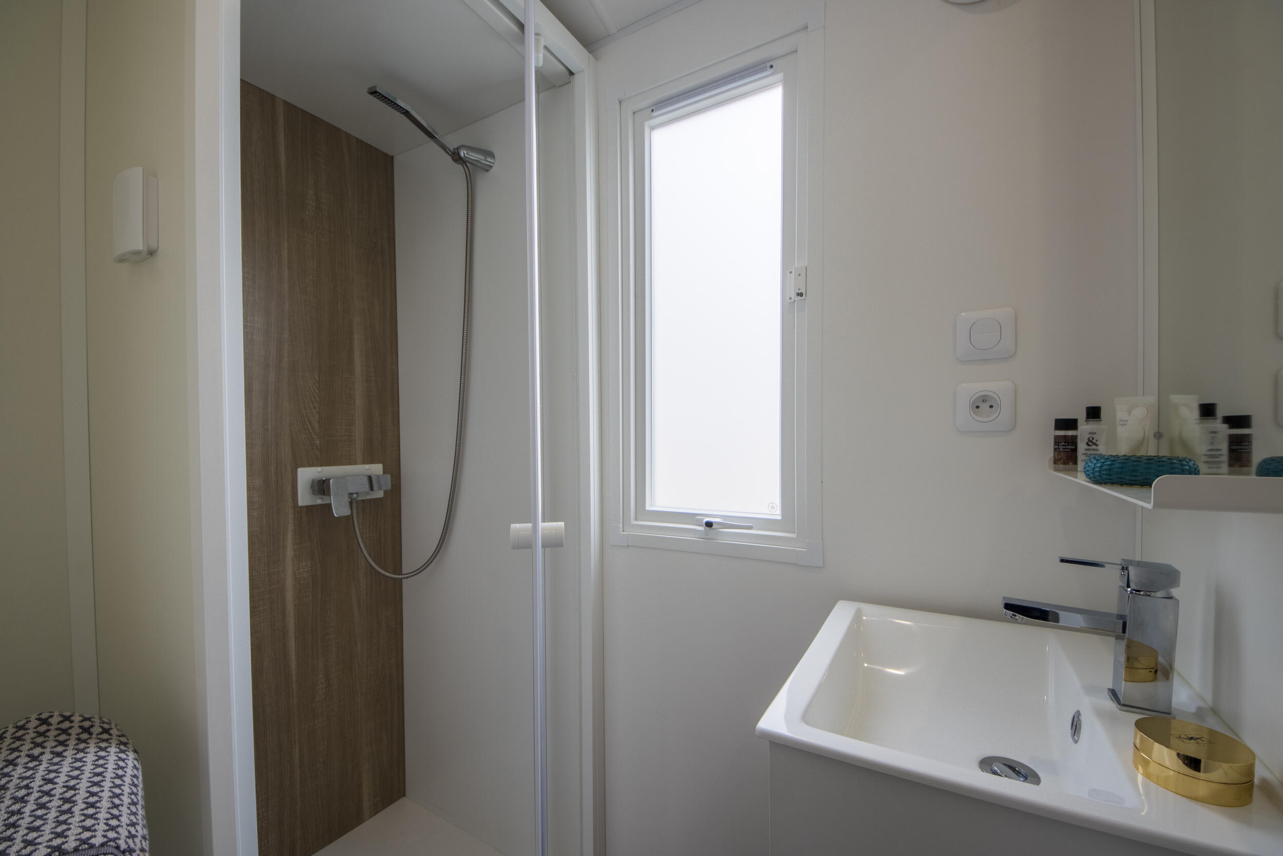 Komfort Cottage Camping Erreka Badezimmer