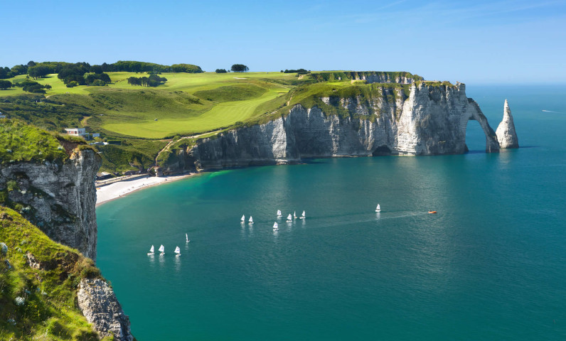 Landschaft Etretat