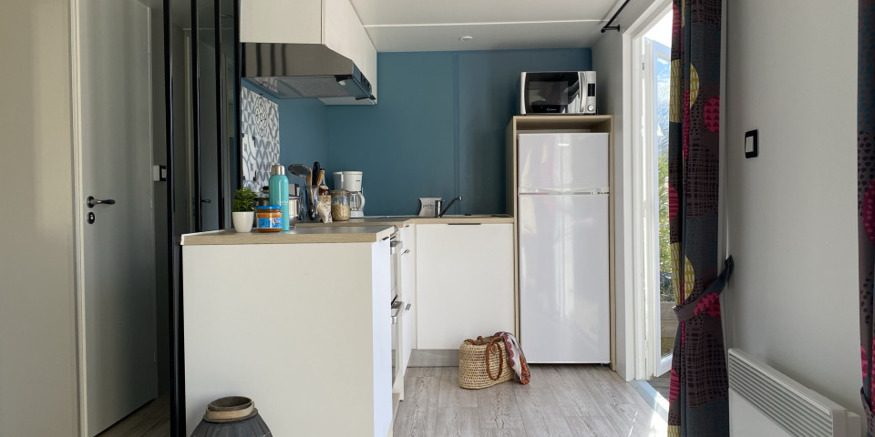 Kitchen | Sunêlia Prestige 6 people | Mobile home rental ile de re