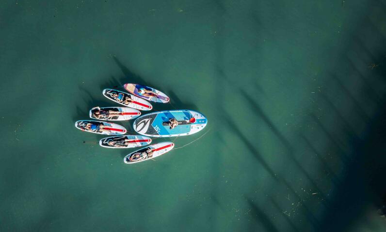 Water sports on the Durance