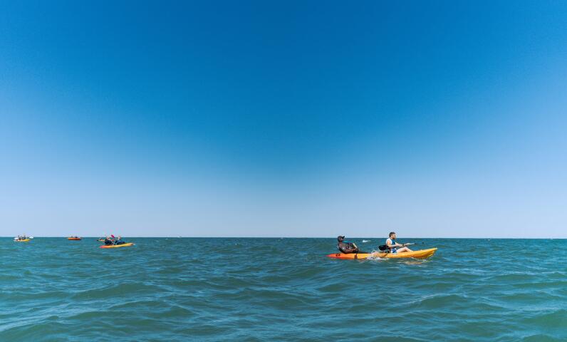 Paseo en kayak por la Côte d'Albâtre, cerca de Étretat