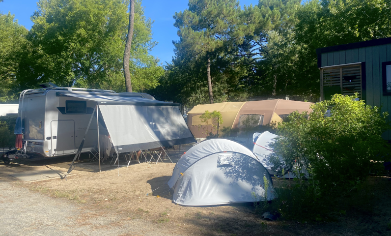 location emplacement luxe pour séjour camping au bord de mer