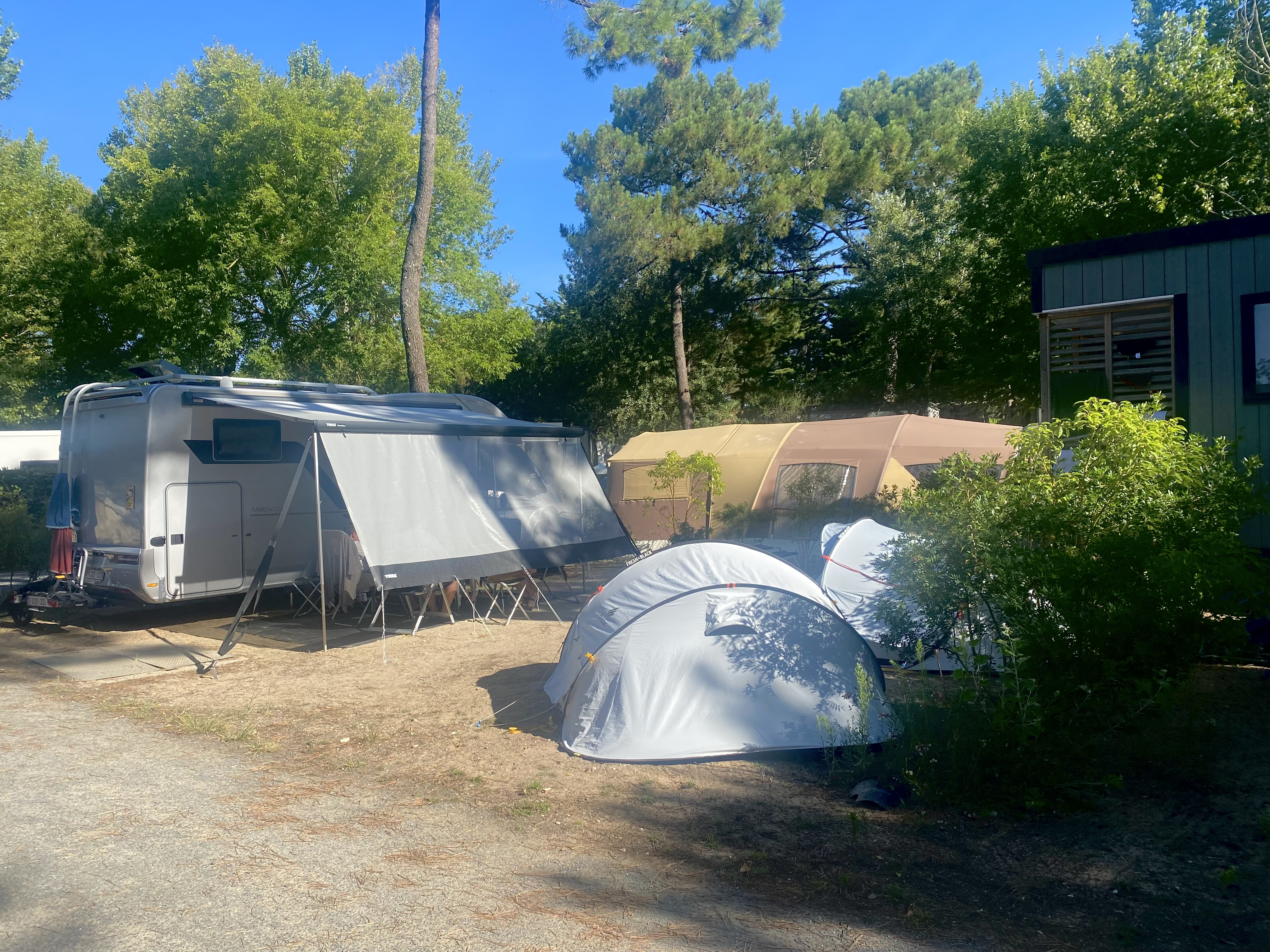 location emplacement luxe pour séjour camping au bord de mer