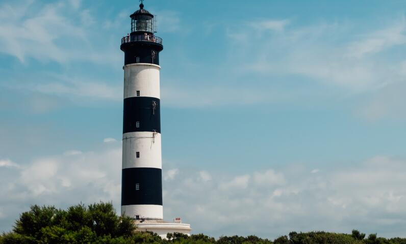 Phare de Chassiron sur la côte nord de l’île d’Oléron