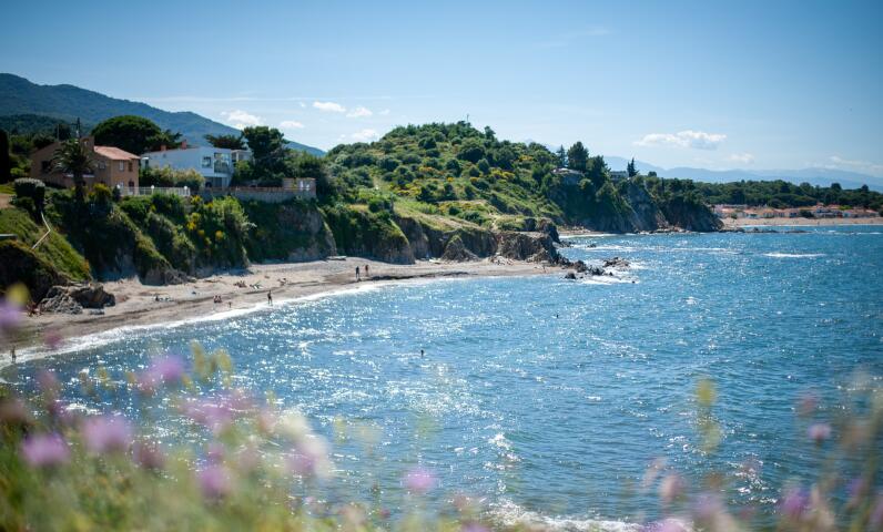 Vue sur la Méditerranée depuis les environs du camping