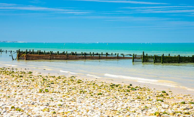 Spiaggia soleggiata dell'Ile d'Oléron in estate