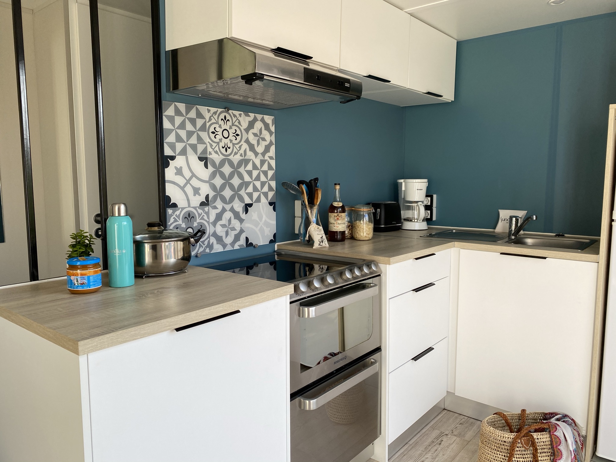 Uitgeruste keuken | Sunêlia Prestige 6 personen | Verhuur van stacaravans op ile de re