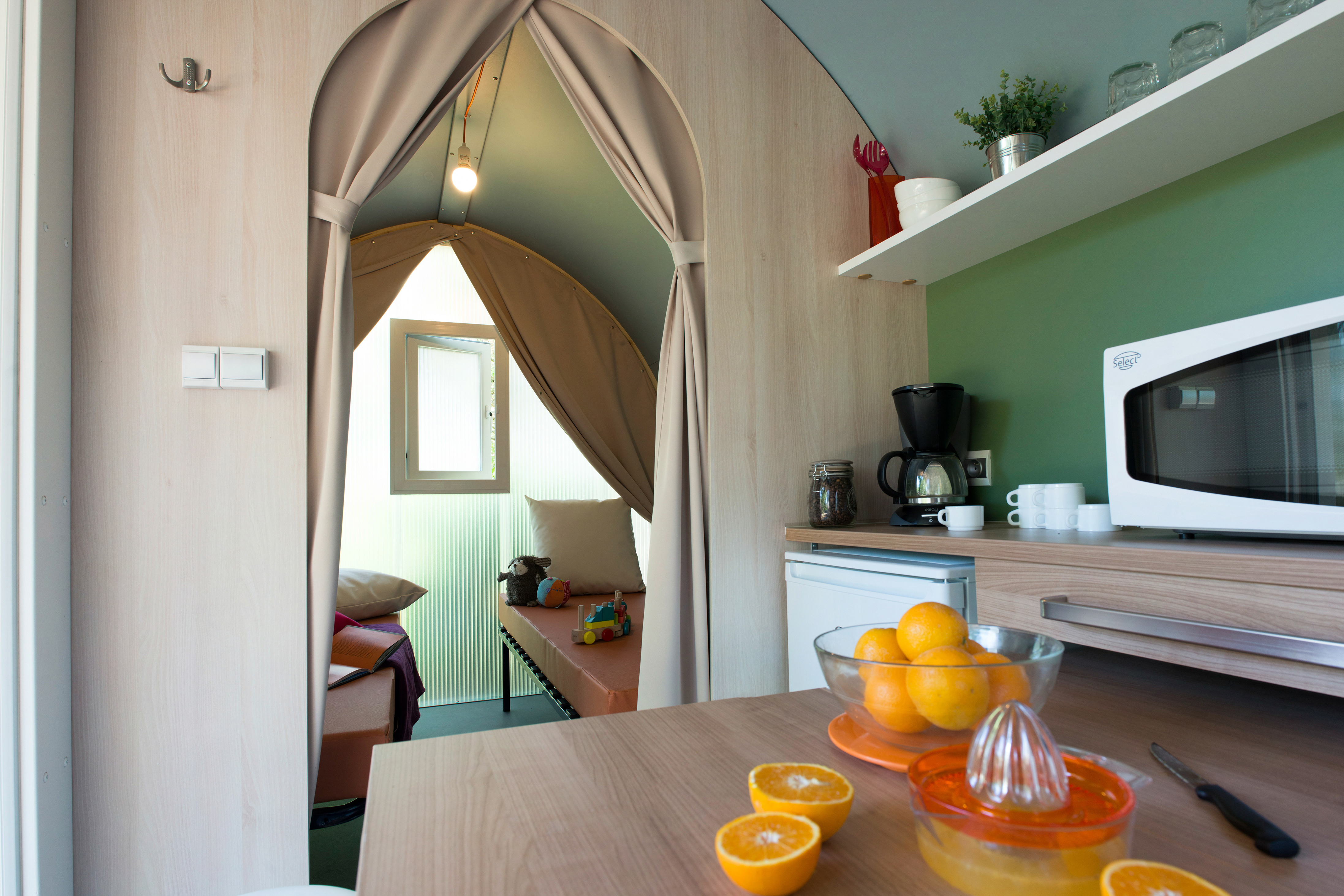 Camping Erreka Coco Sweet 2 slaapkamers 4 personen